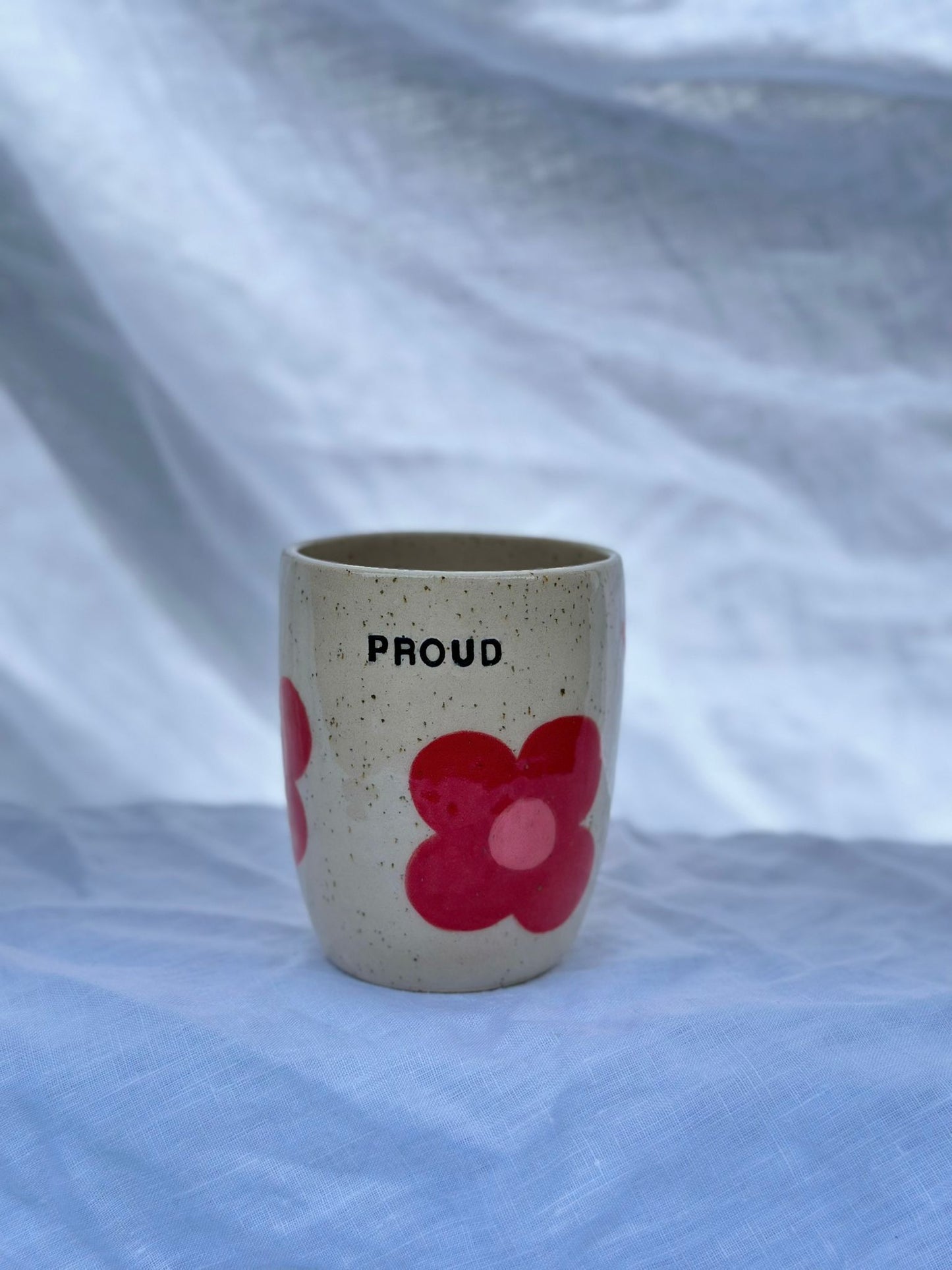 "Proud" Flower Tumbler