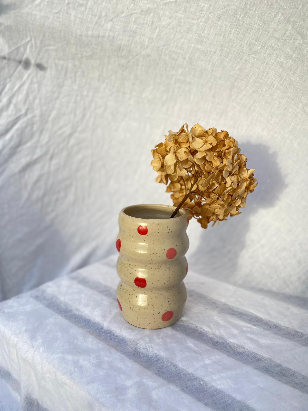 Polka Dot Vase