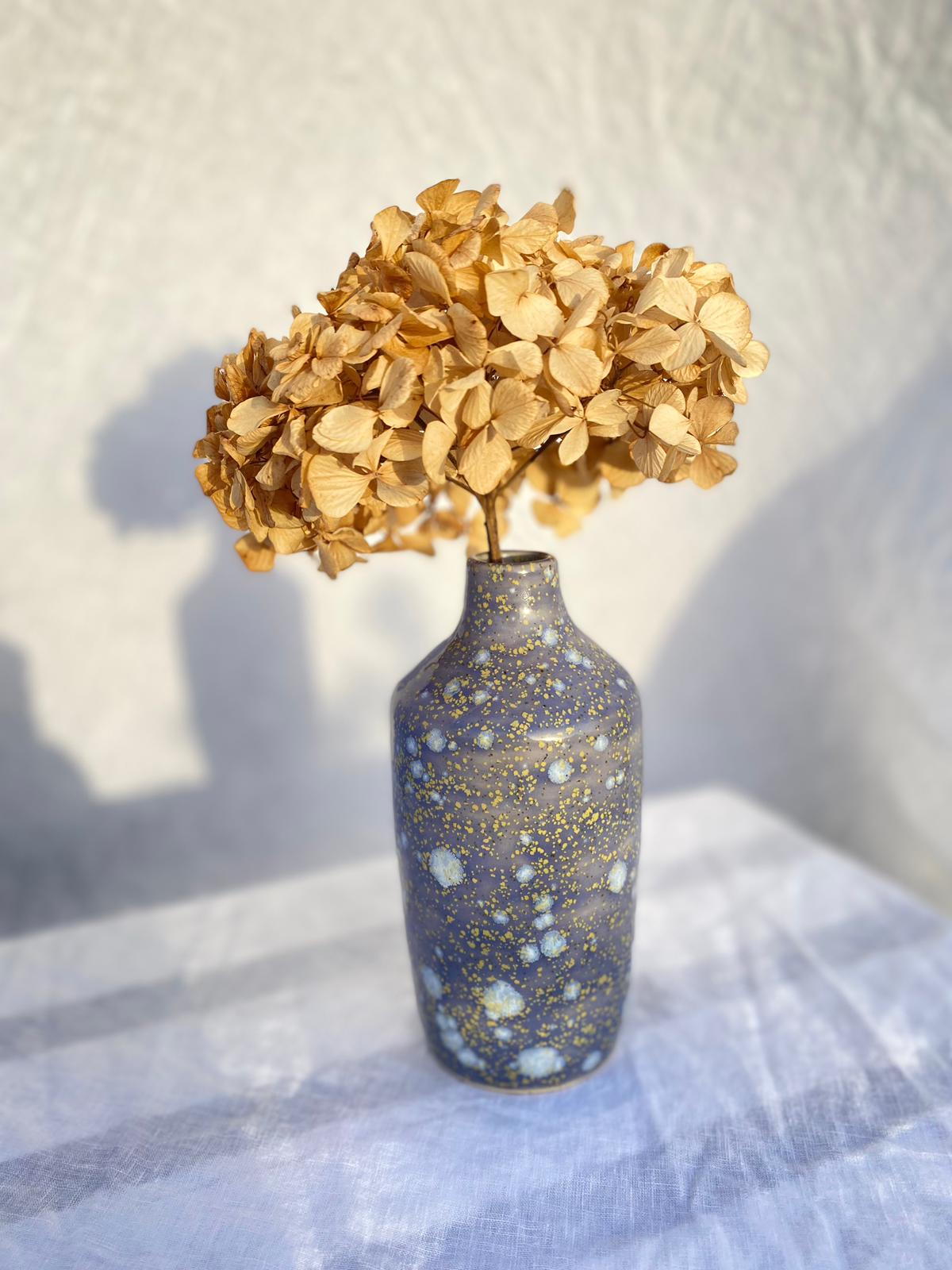 Hydrangea Glaze Vase