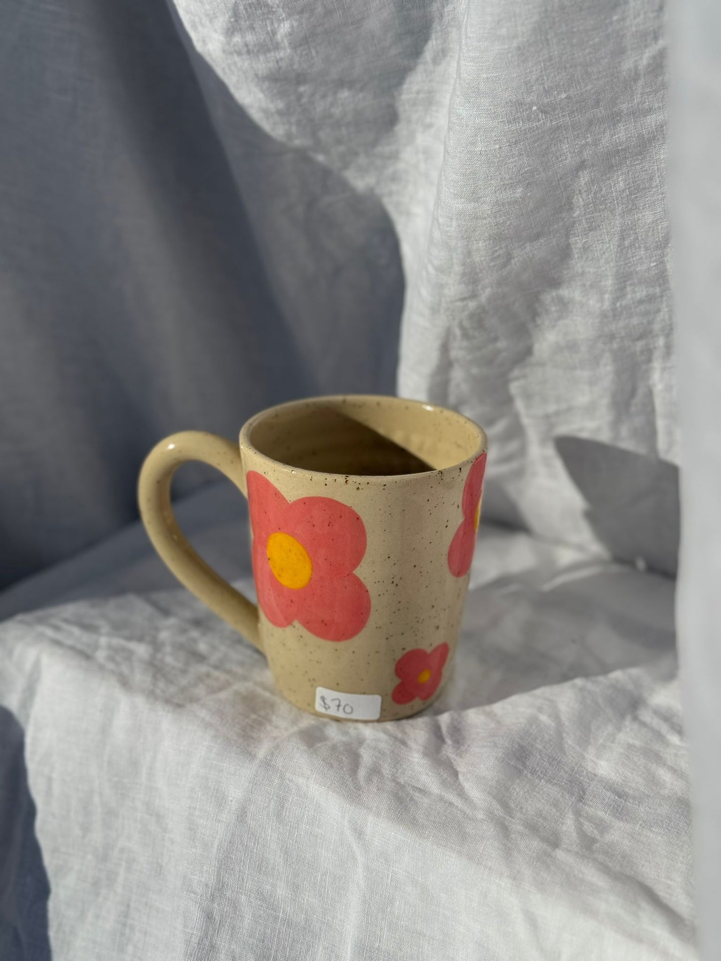 'Have a Nice Day' Flower Mug