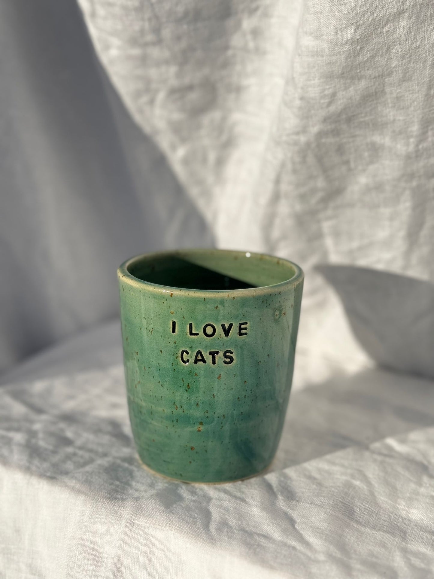 'I Love Cats' Tumbler