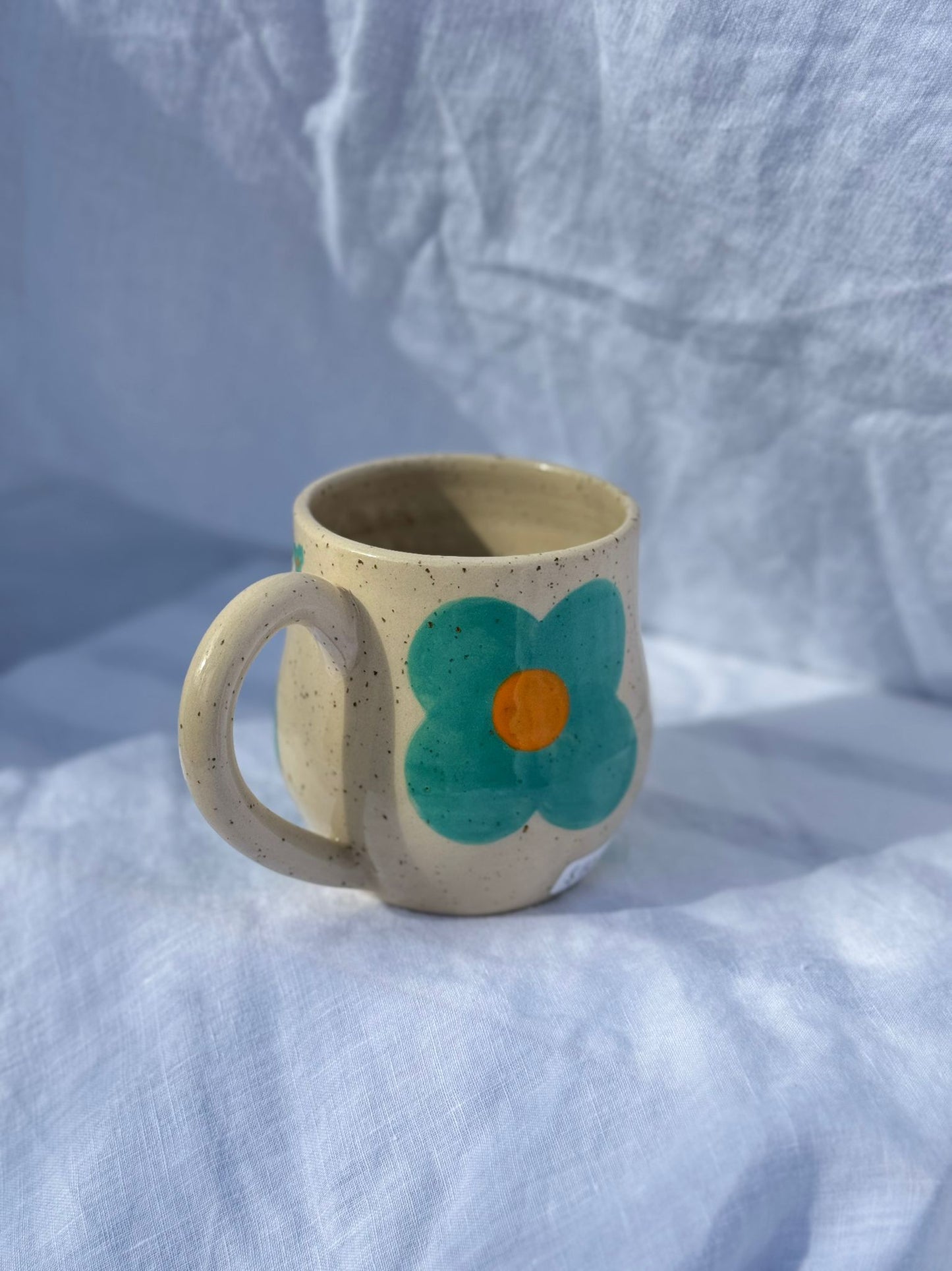 'Have a Nice Day' Flower Mug