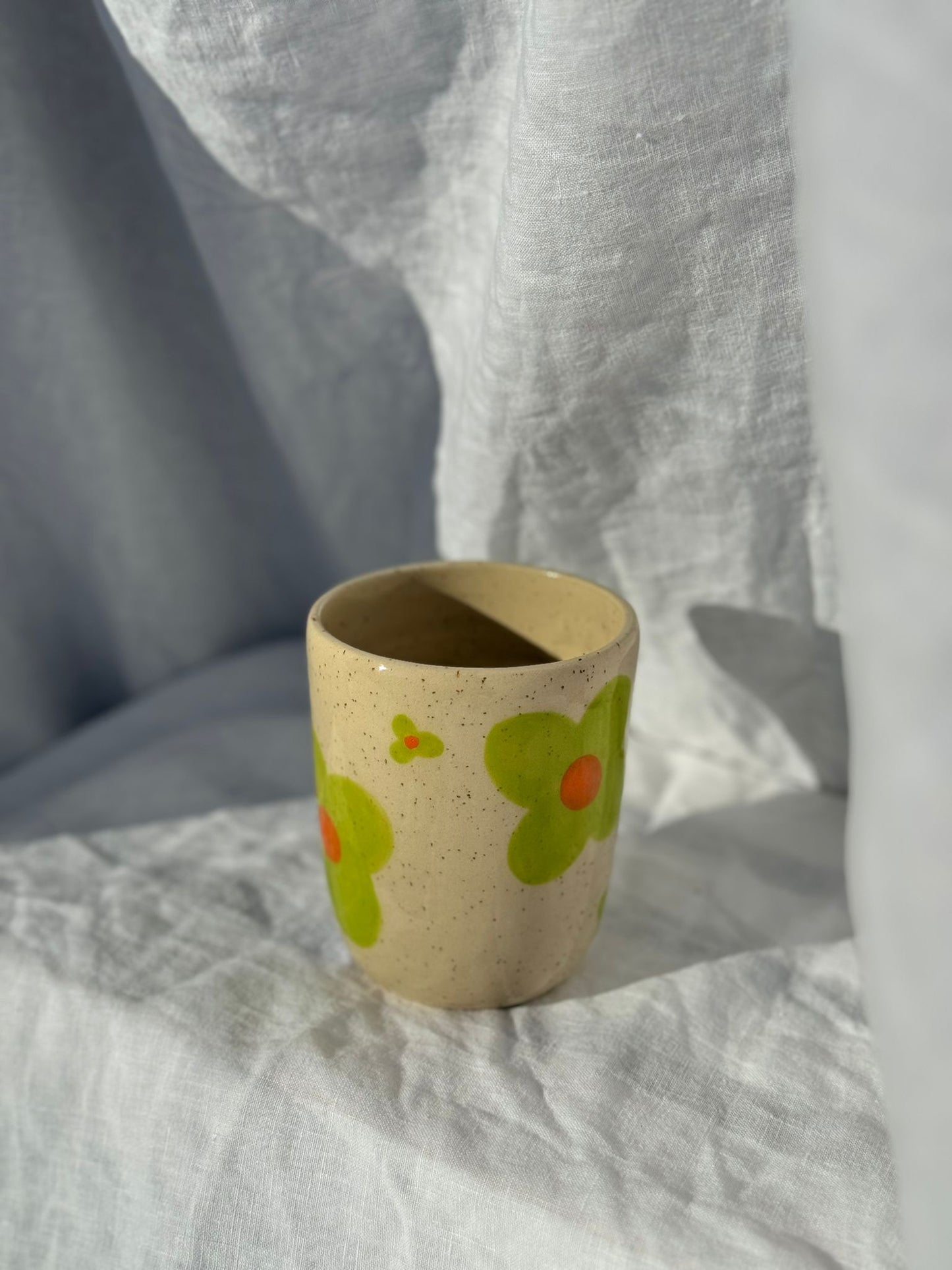 "Have A Nice Day" Flower Tumbler