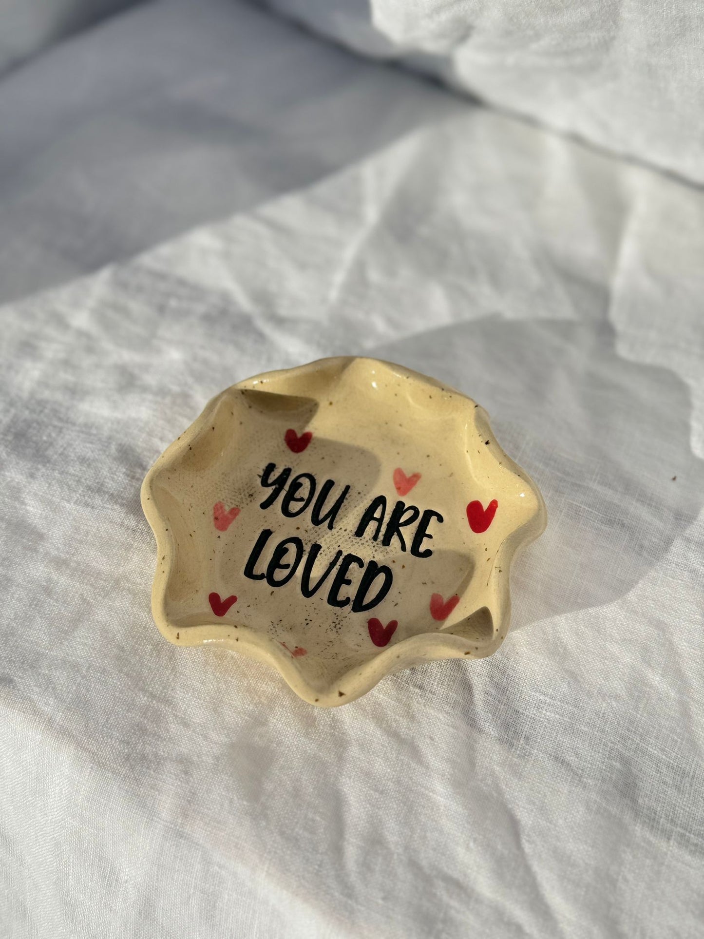 ‘You Are Loved’ Frilly Dish