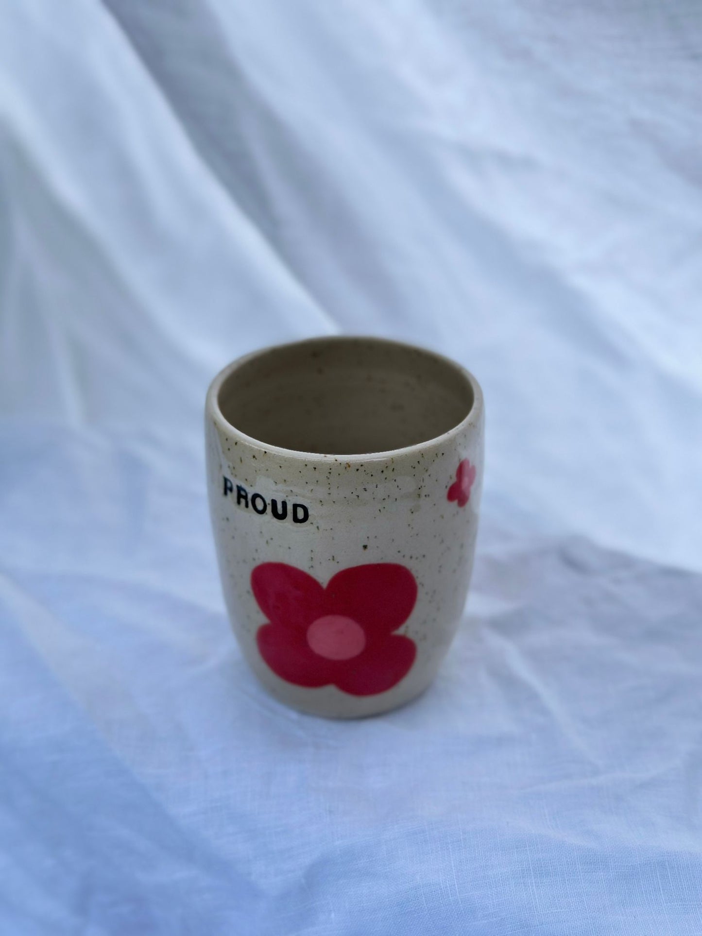 "Proud" Flower Tumbler